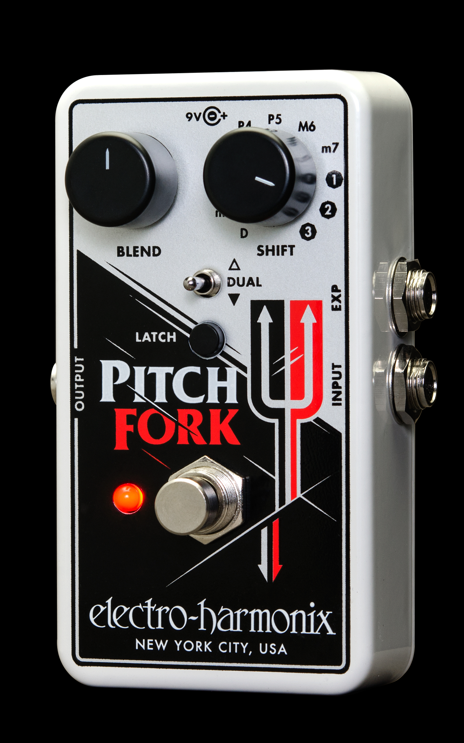 Electro-Harmonix PITCH FORK Polyphonic Pitch Shifter/Harmony Pedal, 9.6DC-200 PSU included